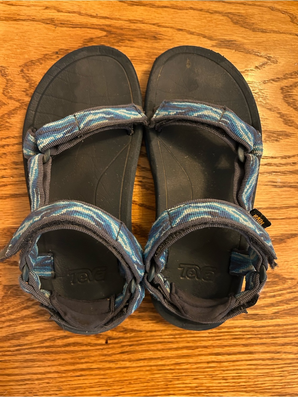 Teva Kids Blue Multi-Stripe Active Sandals